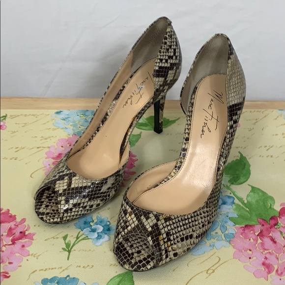 Marc Fisher Shoes - Marc Fisher snakeskin look high heeled shoes 8.5